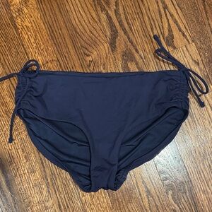 Athleta Navy Bikini Bottom/Brief Size Medium